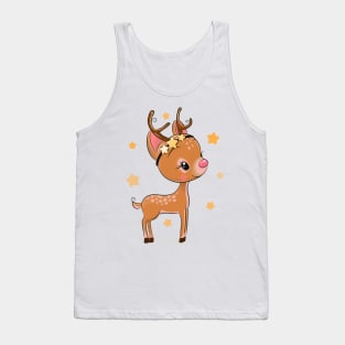 Cute Reindeer Tank Top